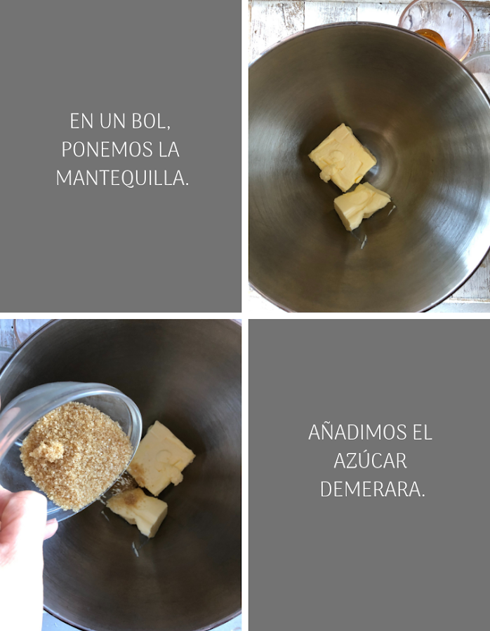 Preparación Bundt cake de cereales con miel
