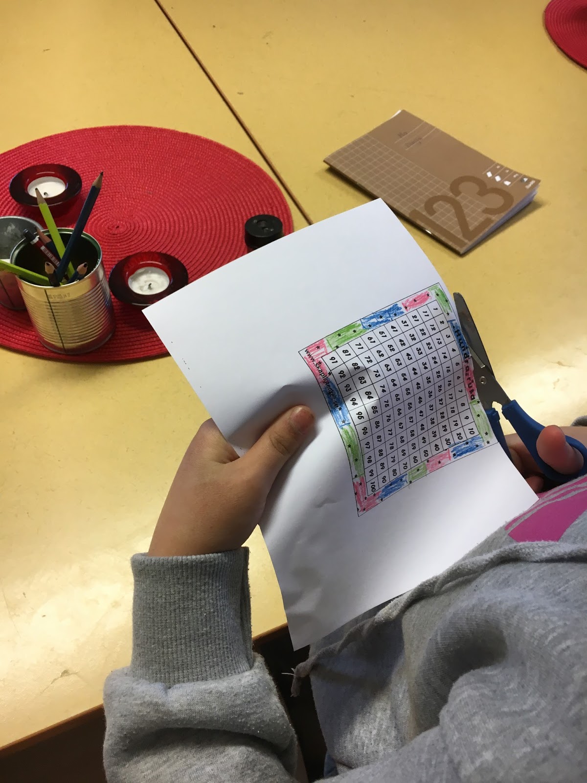 2010 - Årskurs 1 på Gullviksskolan: 100-rutan