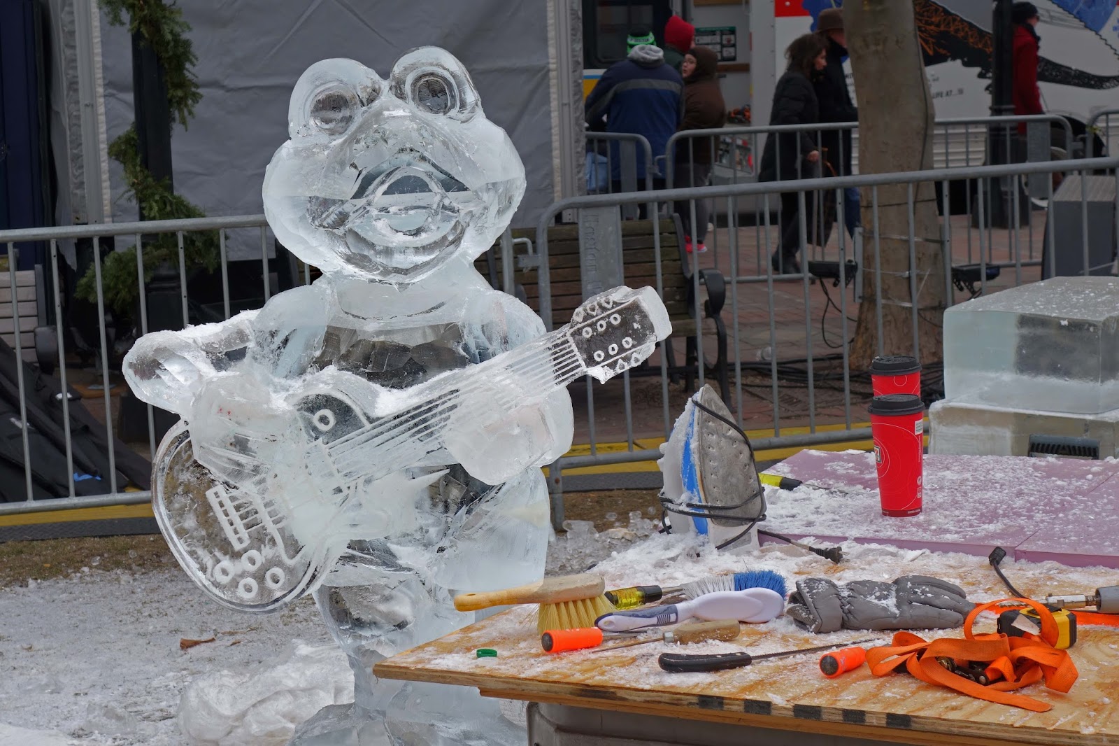 Joe's Retirement Blog Ice Sculptures, New Year's Eve First Night, Boston, Massachusetts, USA