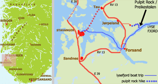 Webster's Google Treking: Preikestolen (Pulpit Rock) Norway