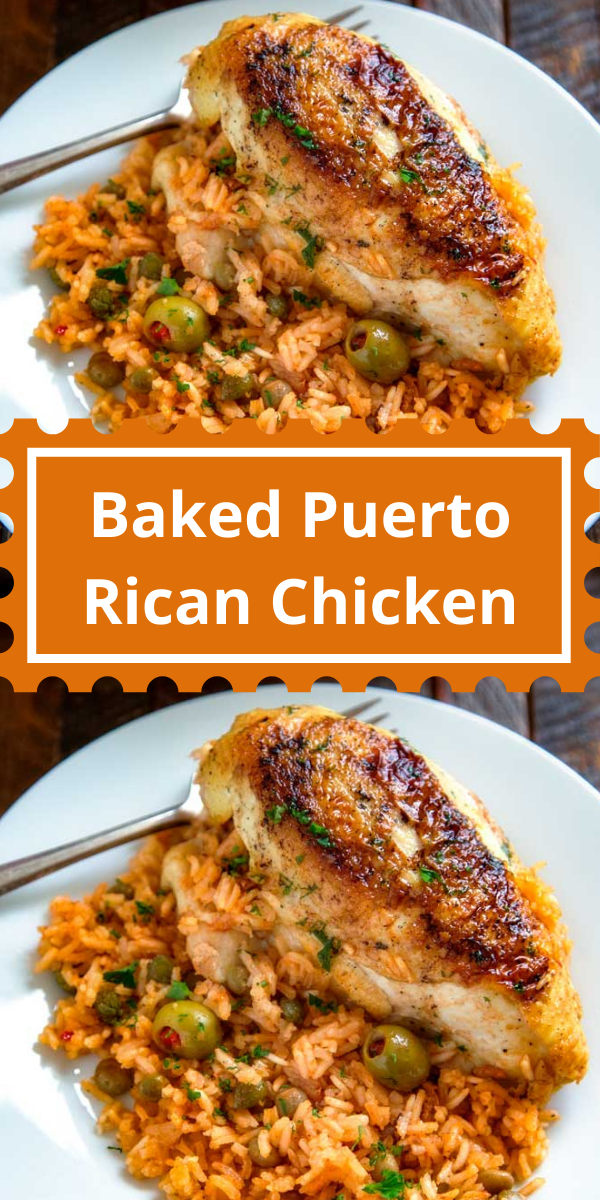Baked Puerto Rican Chicken