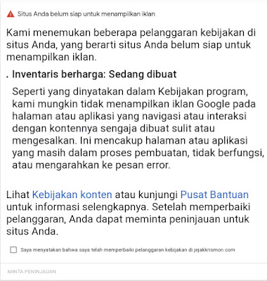 Misteri Penolakan Google AdSense: Mengungkap Penyebab dan Solusi untuk Blog Anda