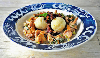 Pfifferlinge in Rahmsauce
