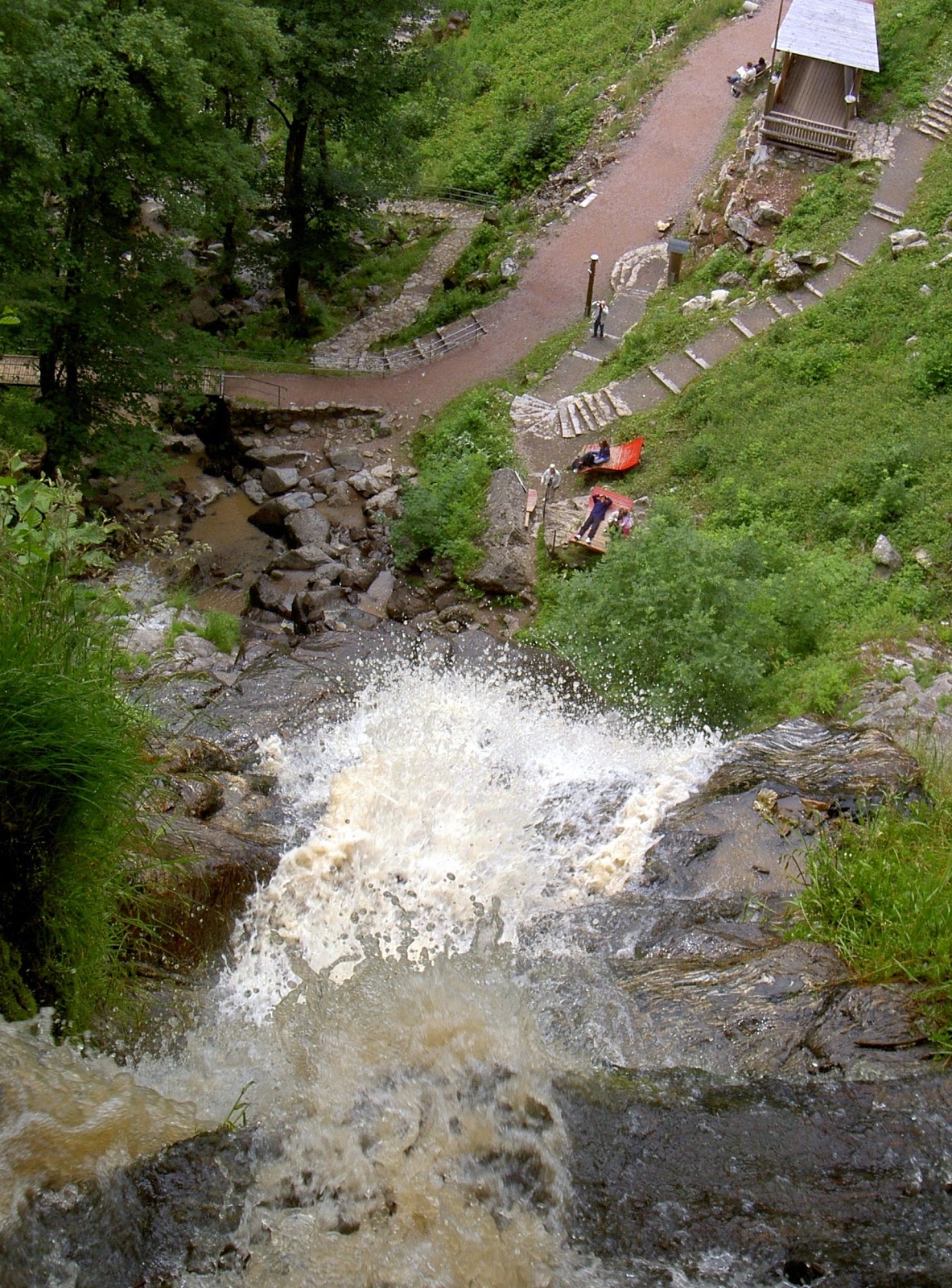 23 06 14 23 06 09 Ein Blick Zuruck Auf Den Todtnauer Wasserfall Im Sudschwarzwald