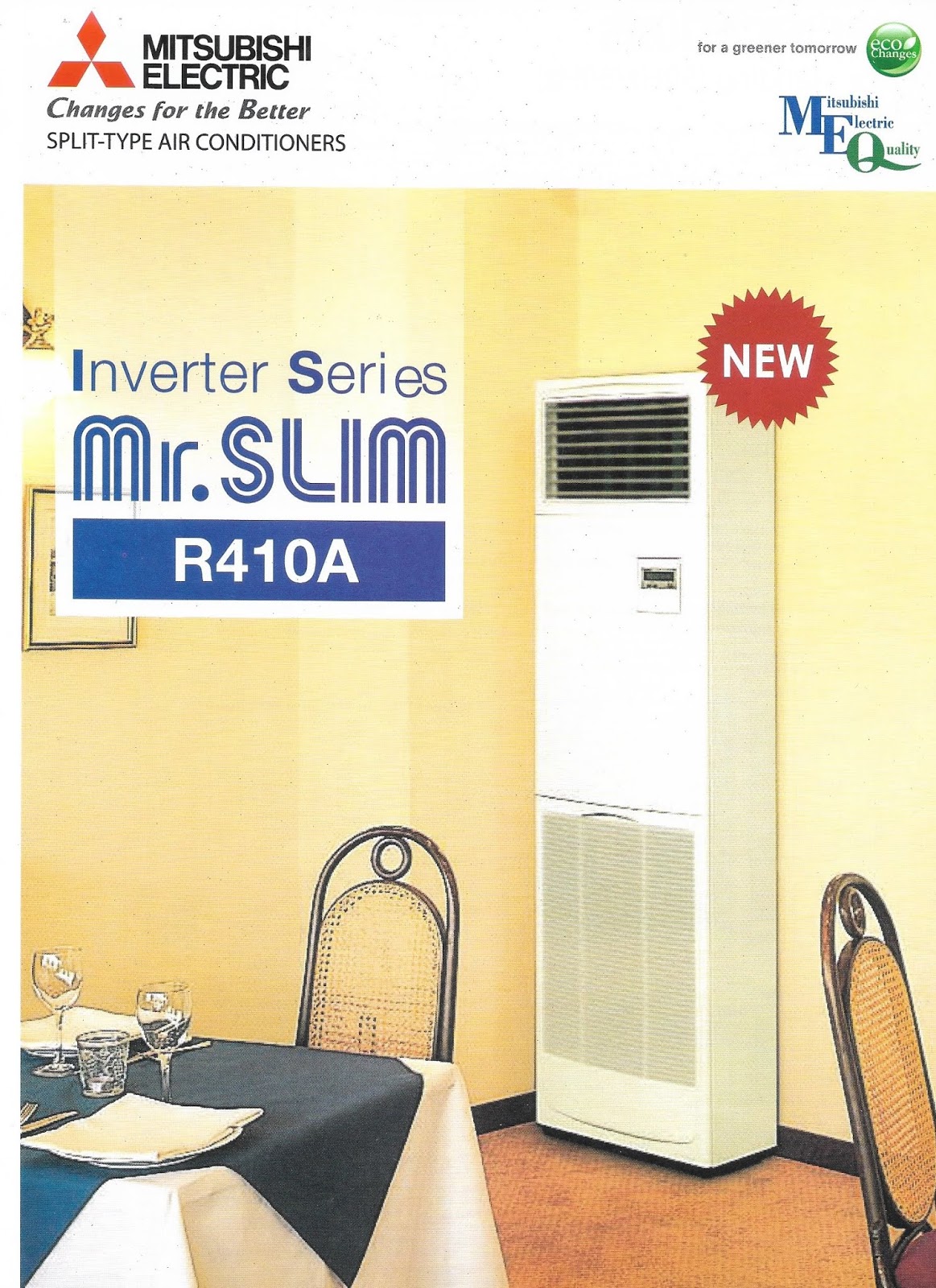 MaximaxSystems.com: MITSUBISHI ELECTRIC MR. SLIM FLOOR STANDING R410A