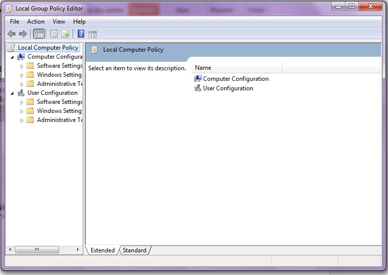 Local policy editor. Point and Print restrictions на русском.