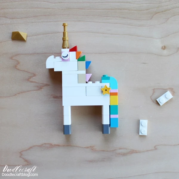 How to Build Lego Unicorn Instructions10 ways!
