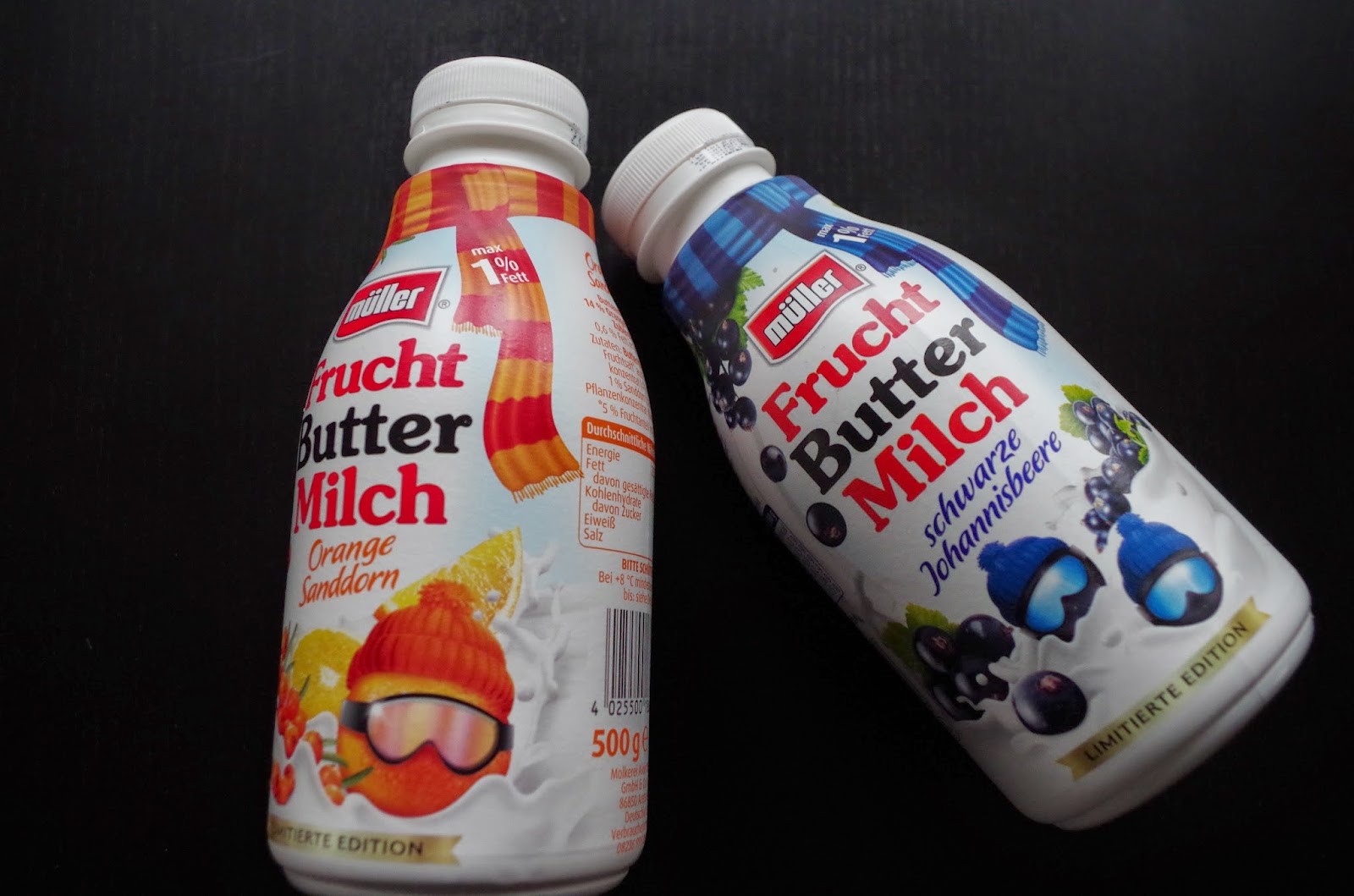 Bibi´s Welten: Müller Fruchtbuttermilch Wintersorten