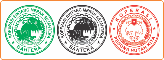 Contoh Stempel Koperasi Contoh Cap Koperasi Cdr Logo