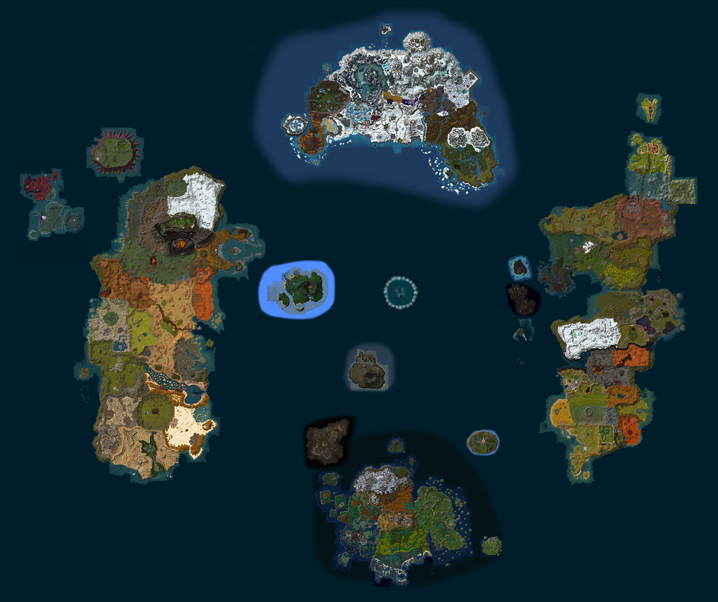 Политическая карта азерота