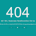 Tạo trang báo lỗi 404 đẹp cho blog