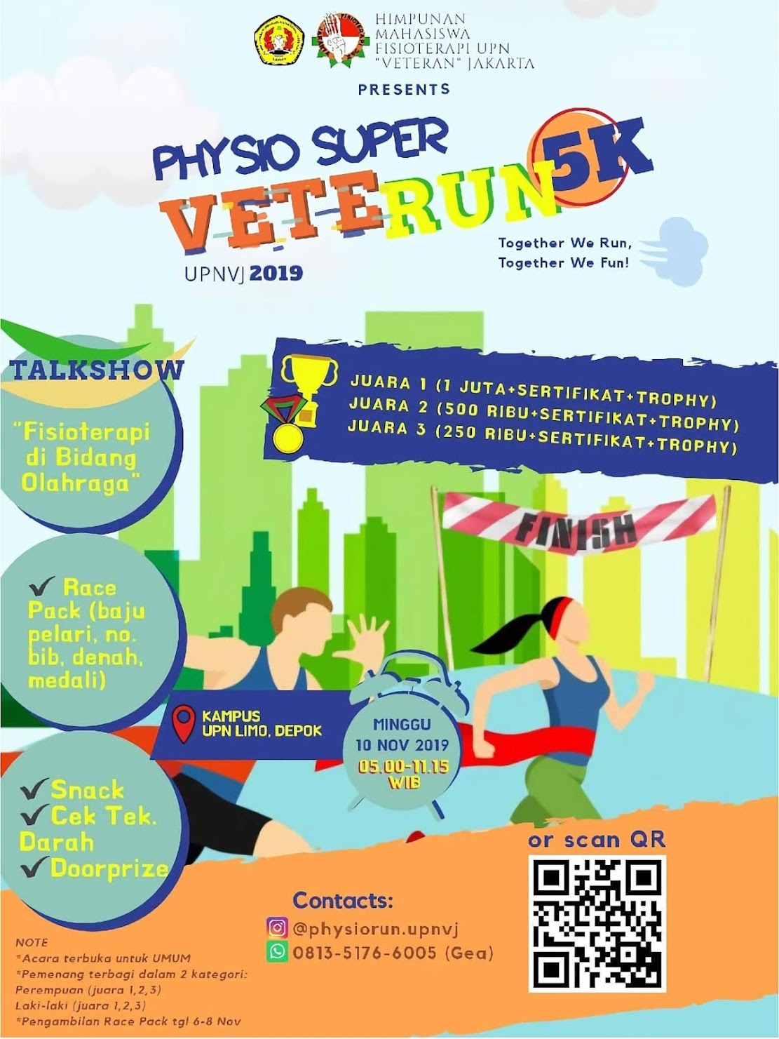 Physio Super VeteRun UPNVJ โข 2019 Physio Super VeteRun UPNVJ โข 2019