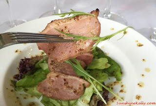 smoked duck salad, Bubbly Afternoon with Chandon, EGG, Chandon, Chandon Brut, Chandon Rose, Chardonnay 2013, Pinot Noir 2013, Shiraz 2012, Domaine Chandon, Eight Gourmets Gala, EGG, 