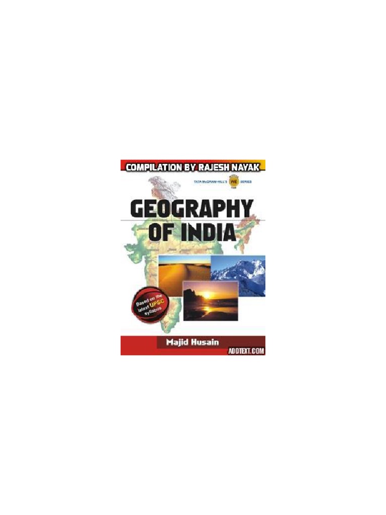 geography of india majid hussain pdf Scribd india