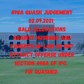 498a Quash Judgement 02.07.2021