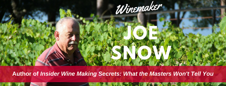 Joe Snow, Winemaker