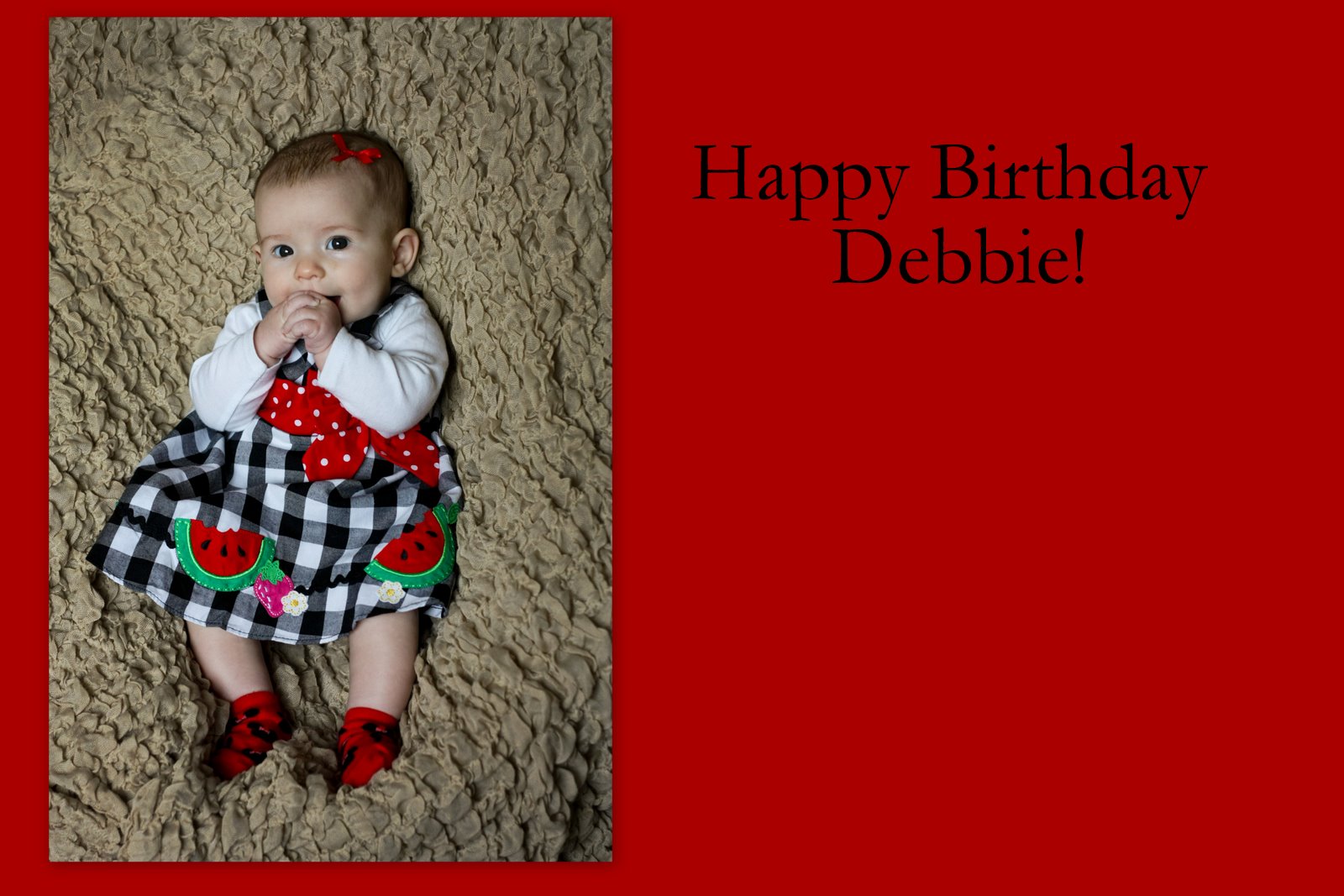 Kick: A Picture a Day: Friday 9/16/2011: Happy Birthday Debbie