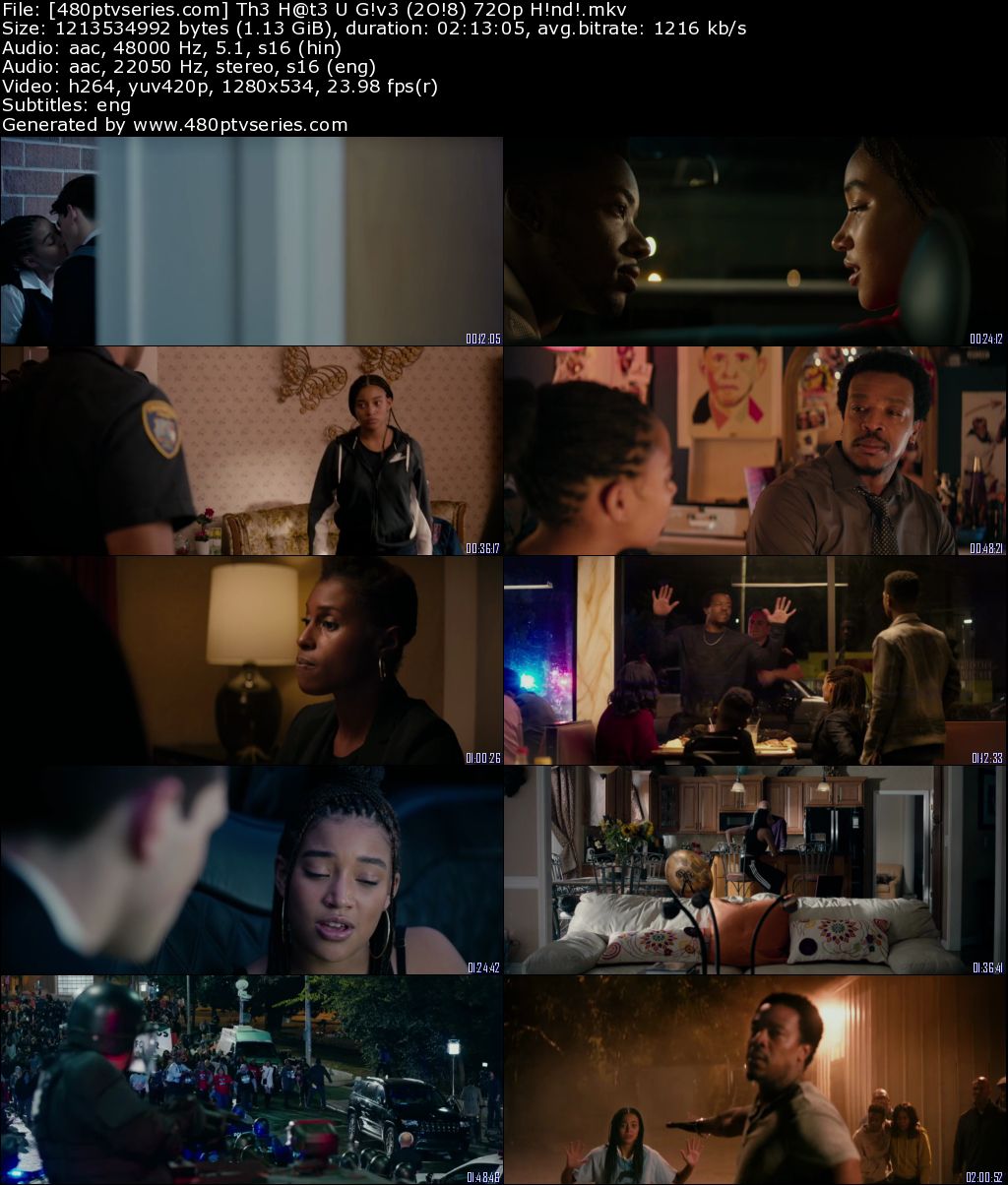 Download The Hate U Give (2018) 1GB Full Hindi Dual Audio Movie Download 720p Bluray Free Watch Online Full Movie Download Worldfree4u 9xmovies