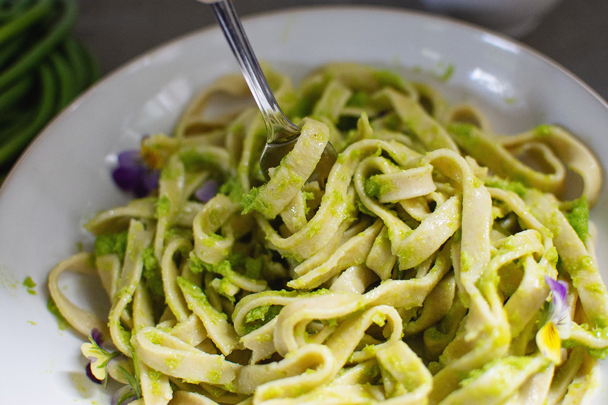 Homemade GlutenFree Pasta (2 ingredients)