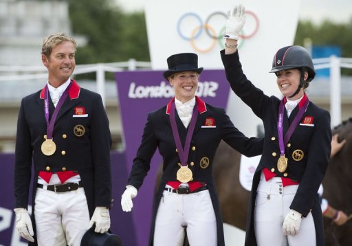 Great Britain wins Gold Medal for Dressage Team.jpg, Olympic Games