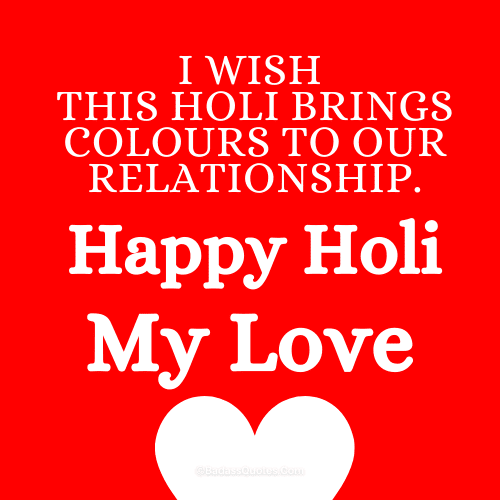 Happy Holi Wishing Images for Love