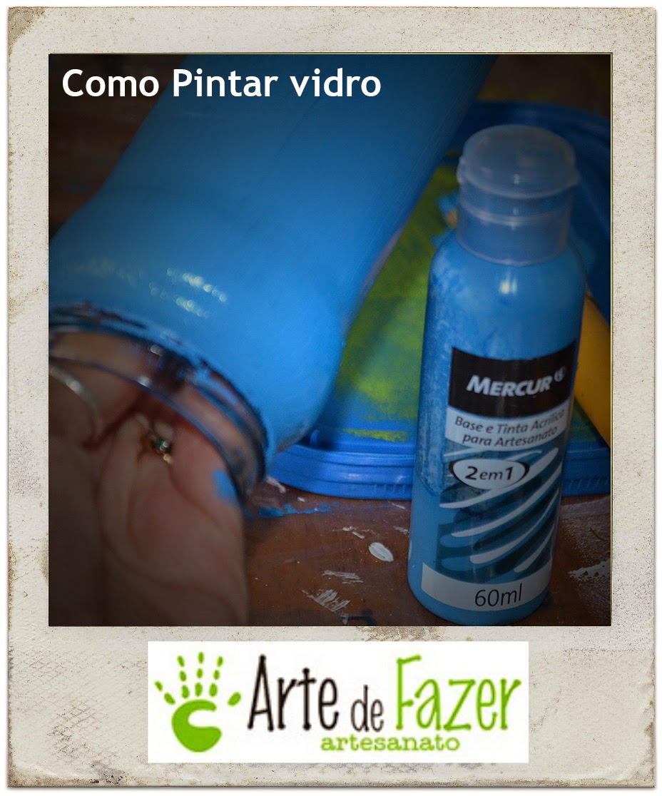 DIY Como pintar vidros com Tinta para artesanato | Passo 6 DIY Como pintar vidros com Tinta para artesanato | Passo 6