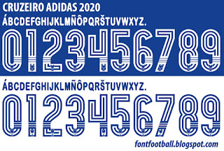 FONT FOOTBALL: Font Vector Cruzeiro Adidas 2020 kit