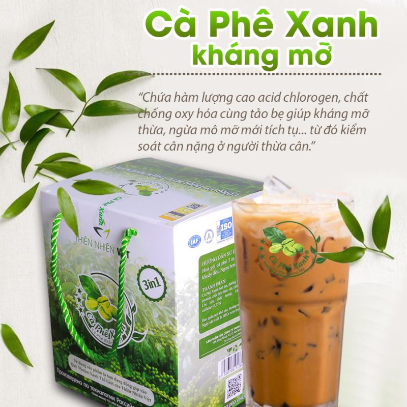 [Thiên Nhiên Việt] Cà Phê Xanh Hộp 30 Gói