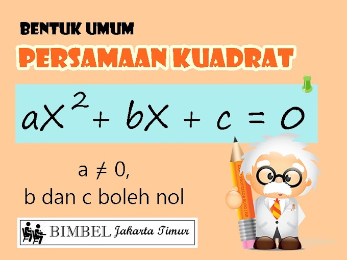 Pelajaran Matematika Persamaan Kuadrat