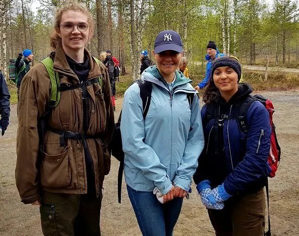 Crown Princess Victoria wore Houdini Damenjacke BFF Jacket. Medelpad is a historical province Jamtgavelns nature park and region