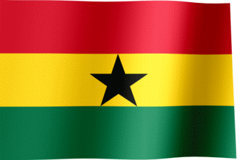 Ghana Flag GIF | All Waving Flags