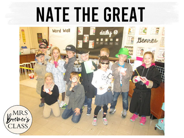 Our class LOVES Nate the Great! Here are some fun Nate the Great book study companion activities to go with the books by Marjorie Weinman Sharmat. Perfect for whole class guided reading, small groups, or individual study packs. Packed with lots of fun literacy ideas and standards based guided reading activities. Common Core aligned. Grades 1-2 #bookstudies #bookstudy #novelstudy #1stgrade #2ndgrade #literacy #guidedreading #natethegreat