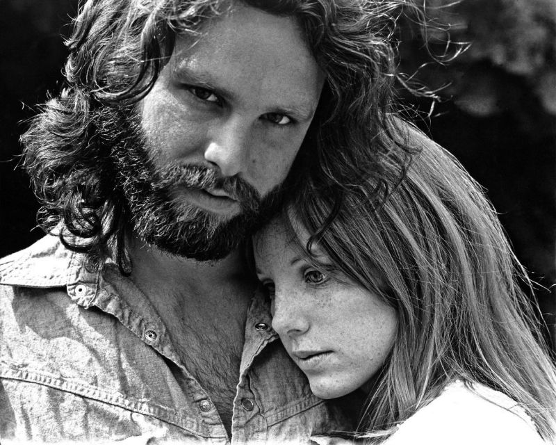 Jim Morrison and His Girlfriend Pamela Courson Taken by Edmund Teske in