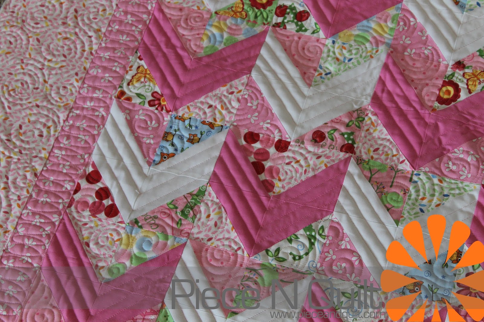 Color, Creating and Quilting! Quilting Chevron Quilts