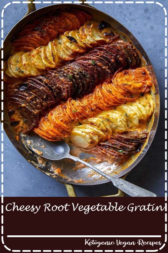 Cheesy Root Vegetable Gratin Plant Based Meals Vegan