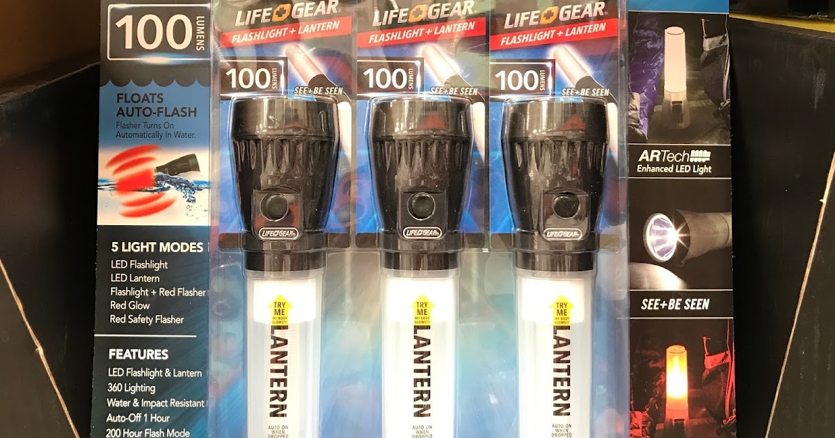 Life Gear LED Flashlight and Lantern Combo (3 pack) Costco Weekender