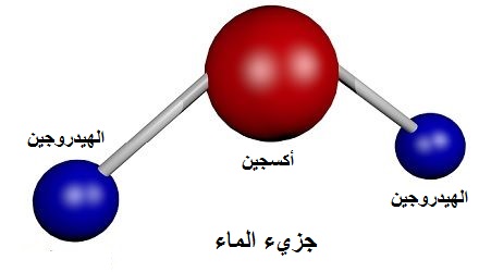 ما نوع جزئ الماء