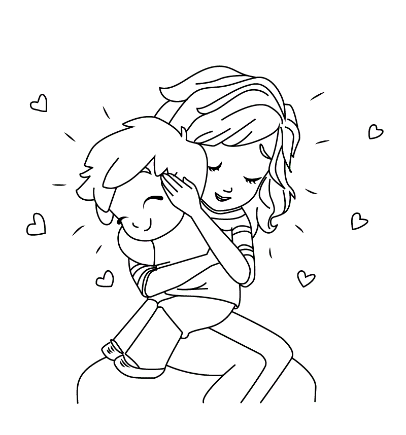 פרינטיים: דפי צביעה יום האם