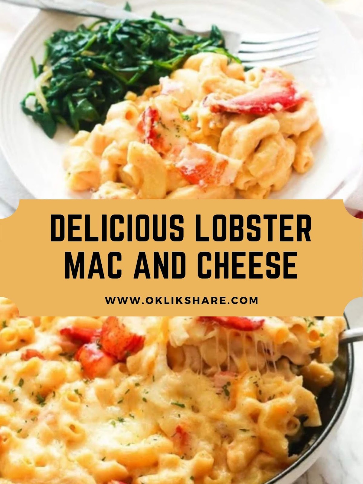 DELICIOUS LOBSTER MAC AND CHEESE