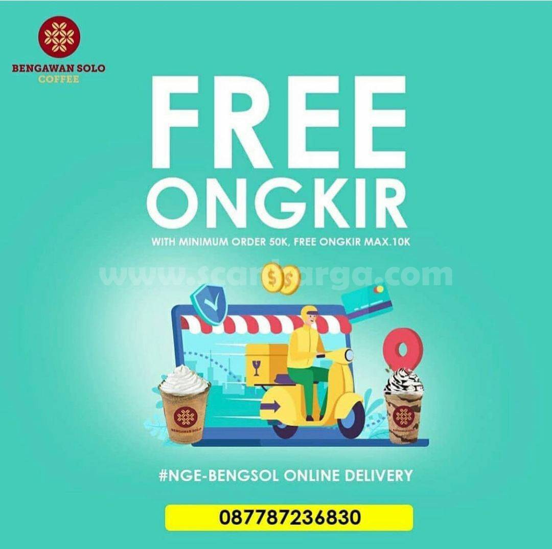 BENGAWAN SOLO COFFEE DELIVERY Promo GRATIS ONGKIR scanharga