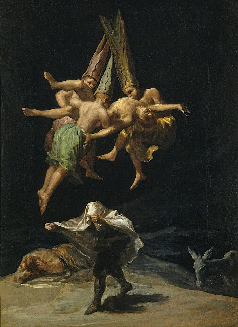 Vuelo de Brujas 1798 Francisco Goya
