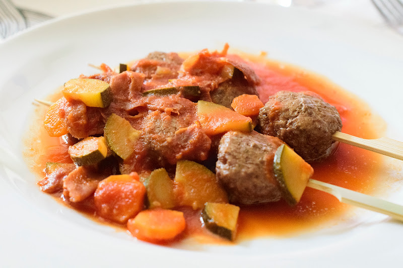 Albóndigas con tomate fit