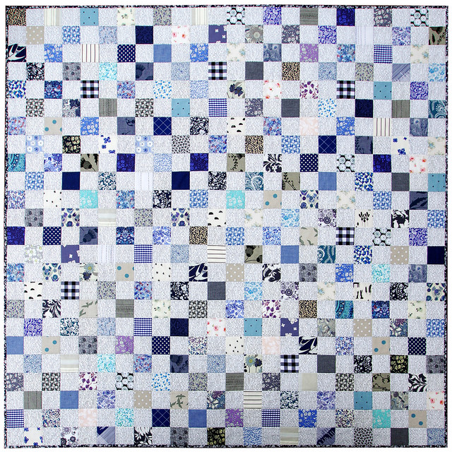 Liberty Tana Lawn - Blues Quilt | © Red Pepper Quilts 2016