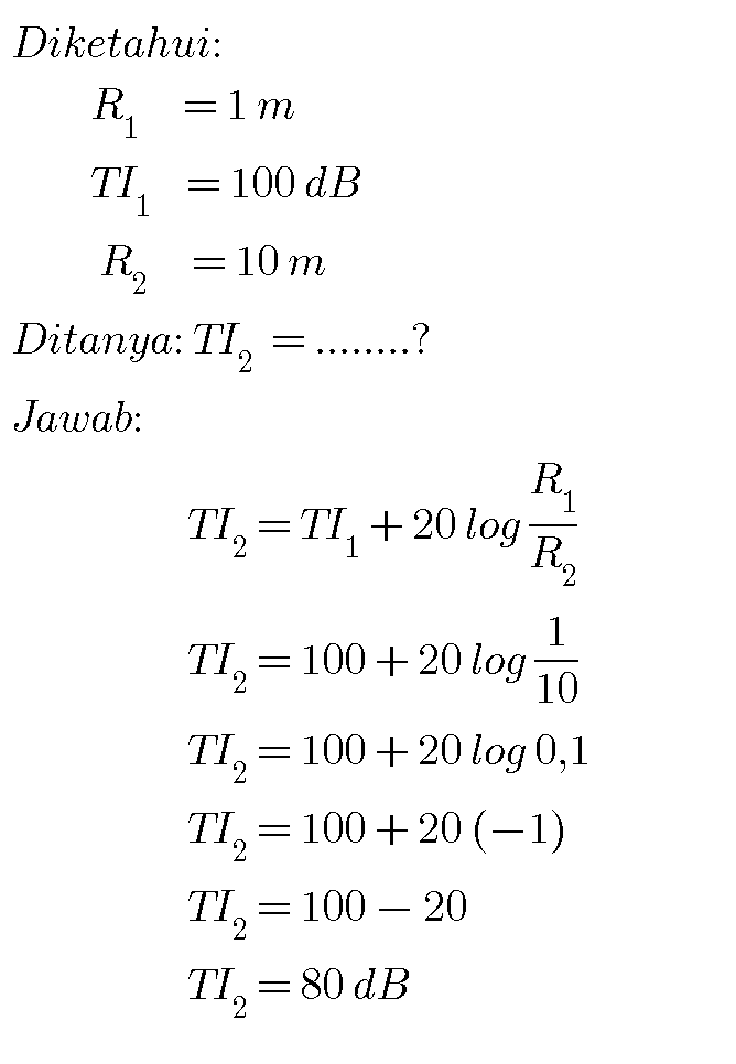 Siswa Tekun Belajar Intensitas Bunyi Dan Taraf Intensitas Bunyi Fisika