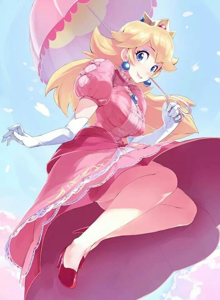 Princess Peach In Anime Version Animoe