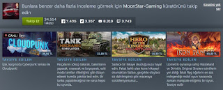 Steam MoonStar Gaming Küratör Sayfası