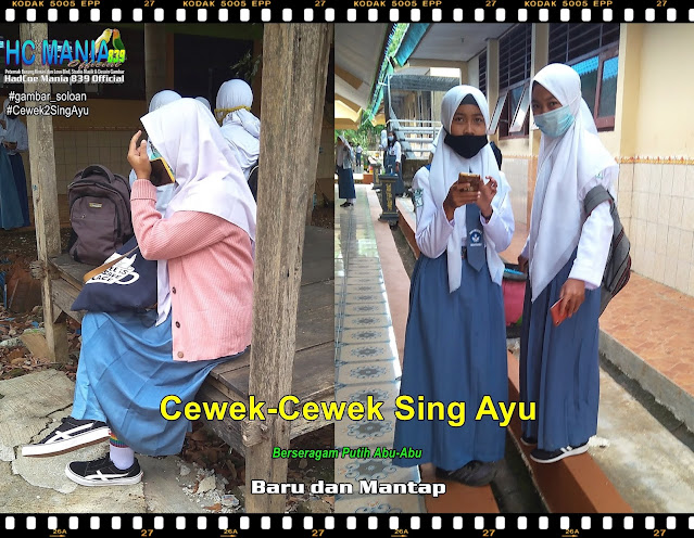 Gambar Soloan Terbaik di Indonesia - Gambar Siswa-siswi SMA Negeri 1 Ngrambe Cover Putih Abu-abu - 14 DG