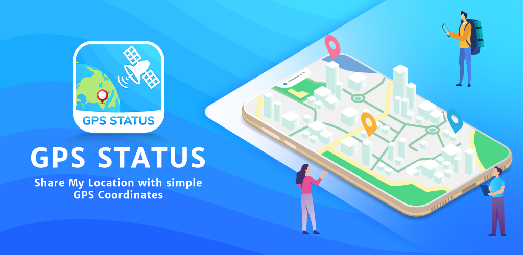 Share My Location with simple GPS Coordinates Stamp and share your