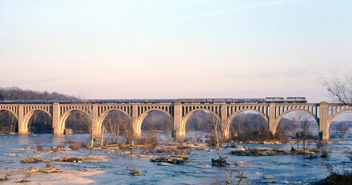 Industrial History 1919 CSX/(ACL+SAL) James River Bridge in Richmond, VA