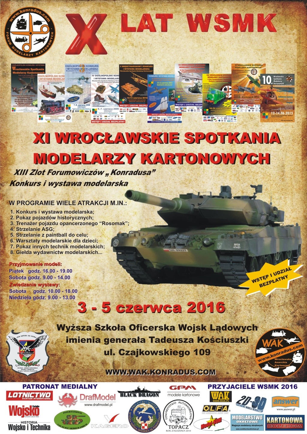 XI Wrocławskie Spotkania Modelarzy Kartonowych